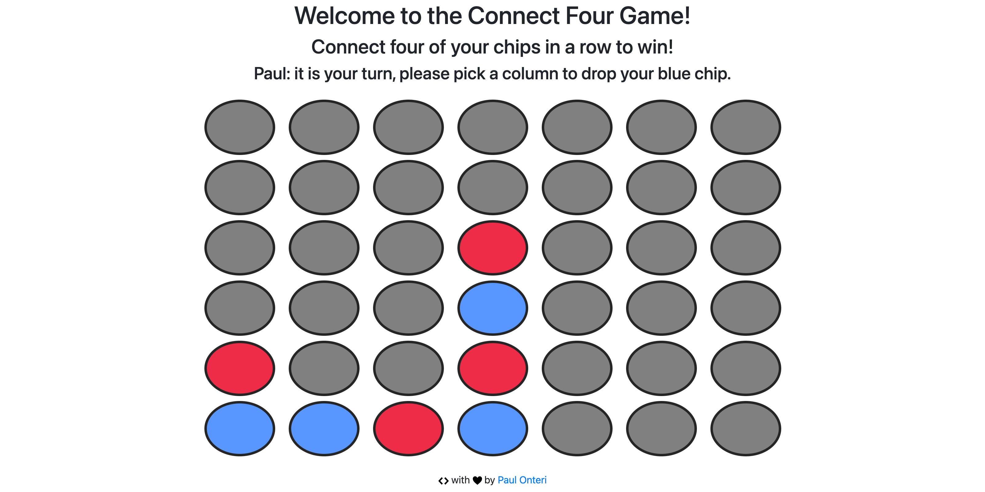 Connect Four Game